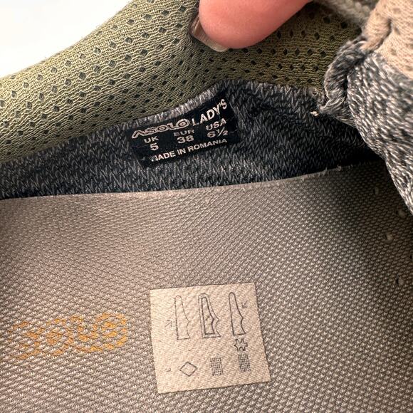 Asolo Lady's Vibram Leather Outlaw GV Low Top Hiking Trail Shoes Size 6.5 - Picture 7 of 8